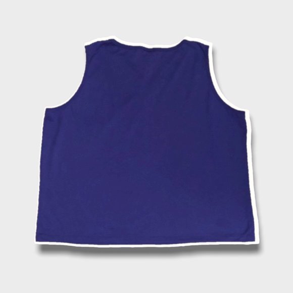 Extra Elements 90s Dark Purple Pull Over Sleeveless Tank Top size 20W - Picture 3 of 6